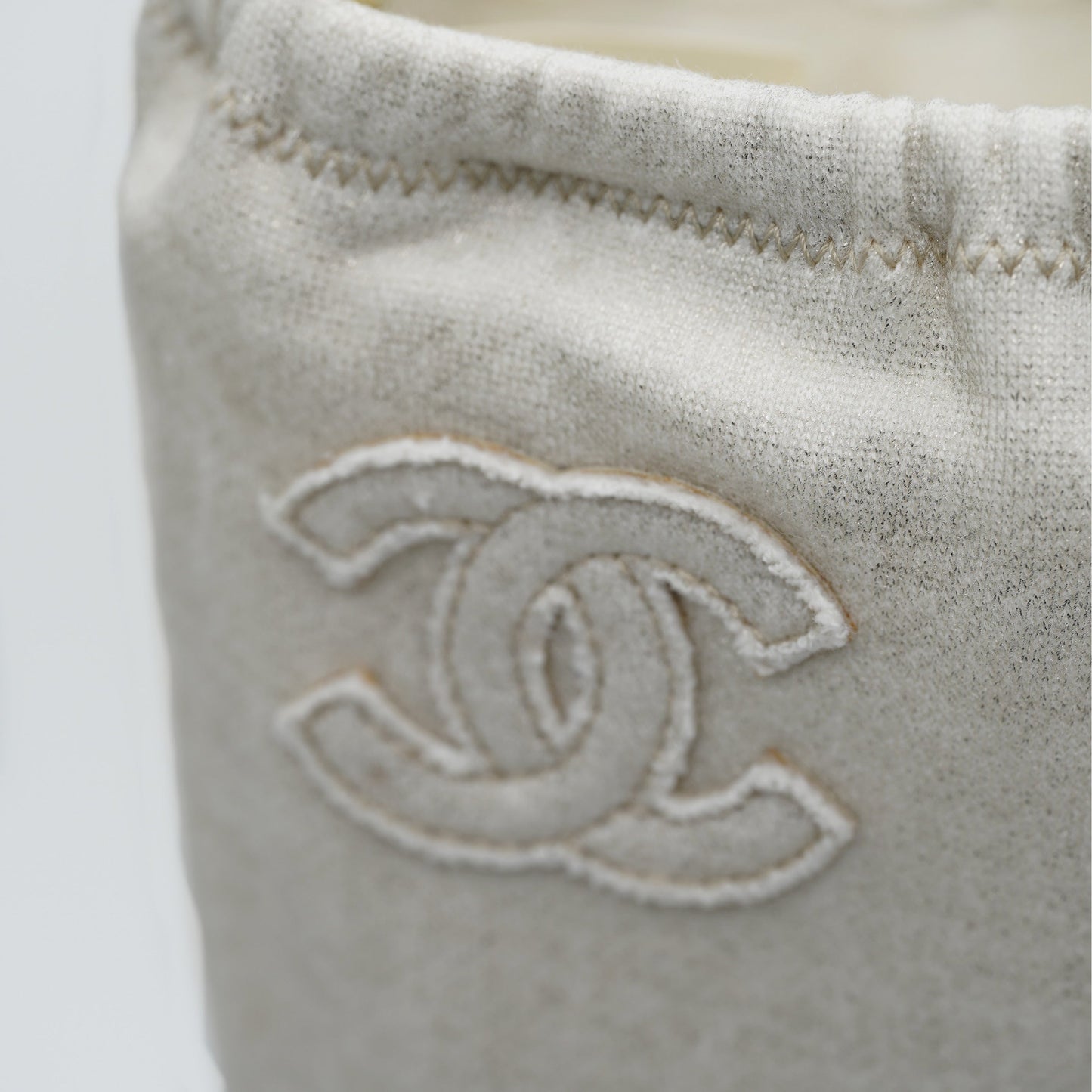 Bottines Toile Chanel Croisière 2008 par Karl Lagerfeld
