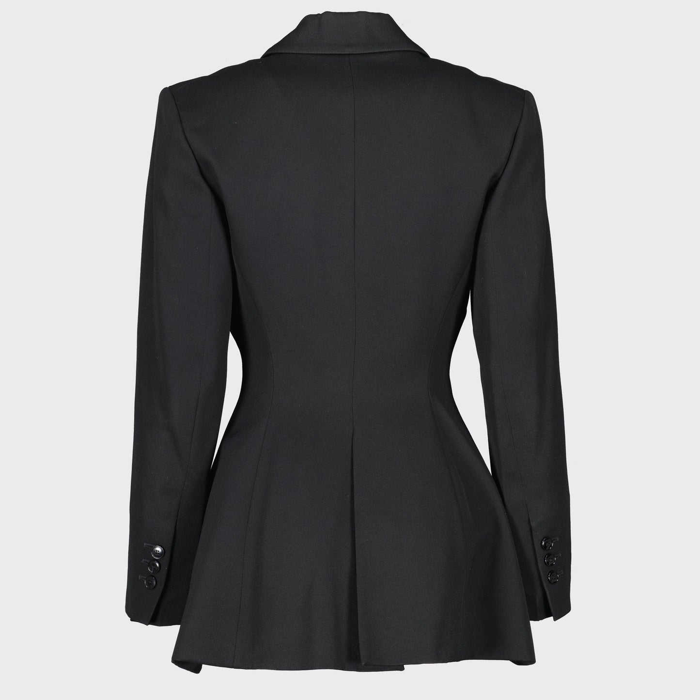 Veste Tailleur Noir Alaia 1990 par Azzedine Alaia
