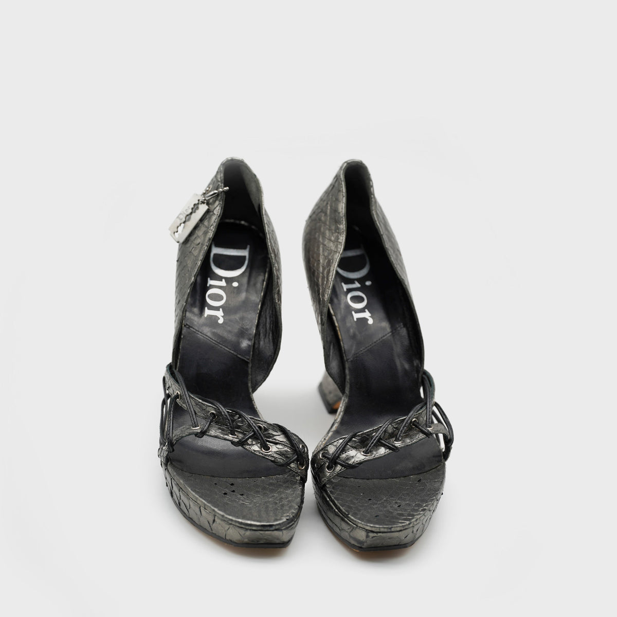 Christian Dior sandales en python 2000 par John Galliano