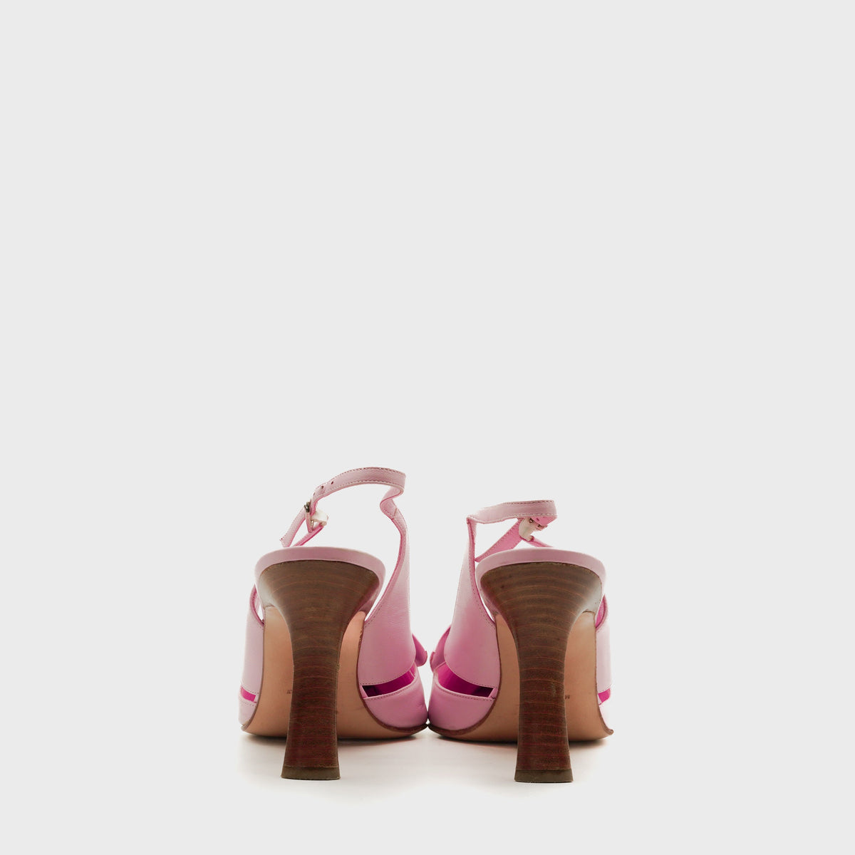 Baby Pink Heels Chanel circa 90s by Karl Lagerfeld