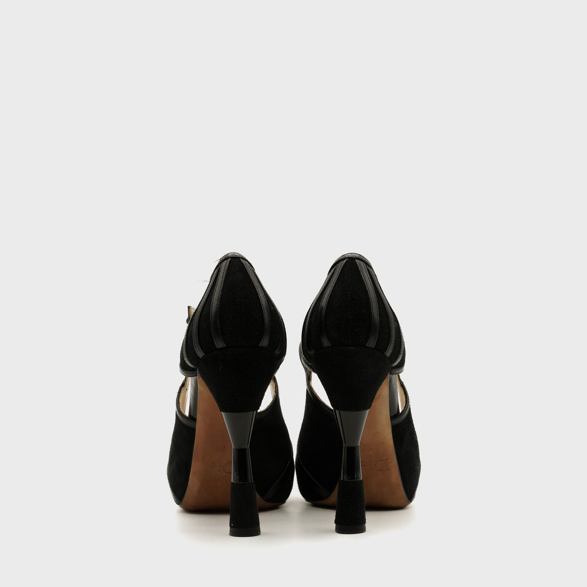Escarpin chevreau noir 2000 par John Galliano