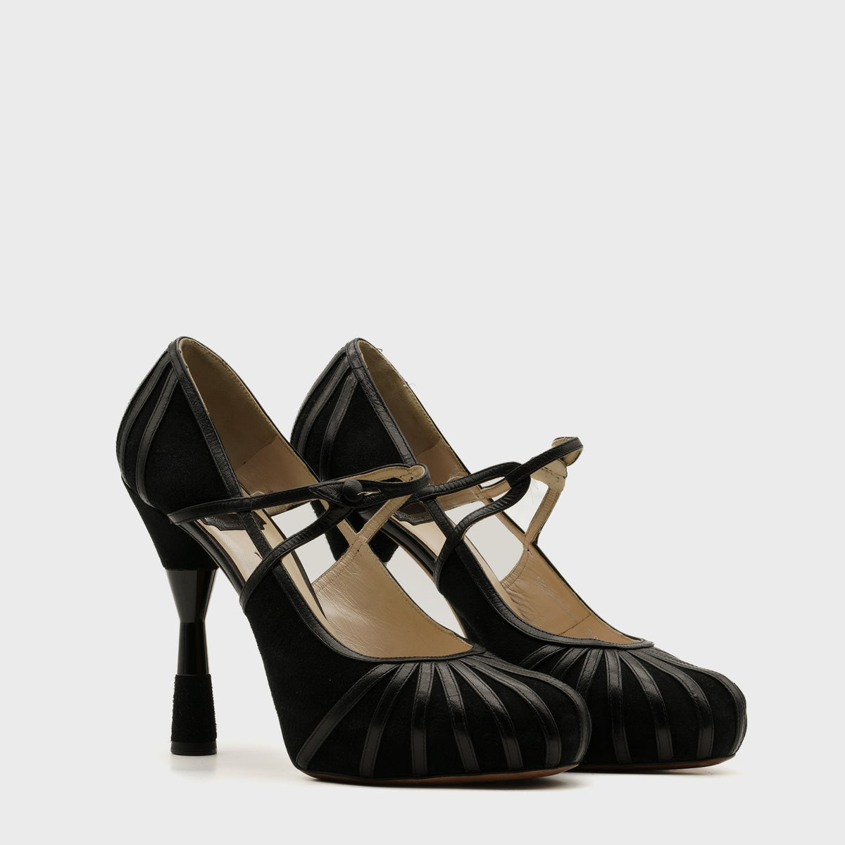 Escarpin chevreau noir 2000 par John Galliano
