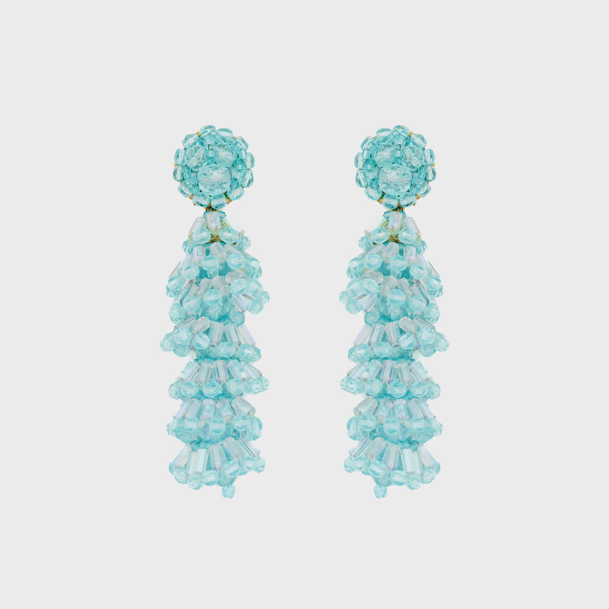 Paire de Clips en Perle Bleues Azur Coppola e Toppo