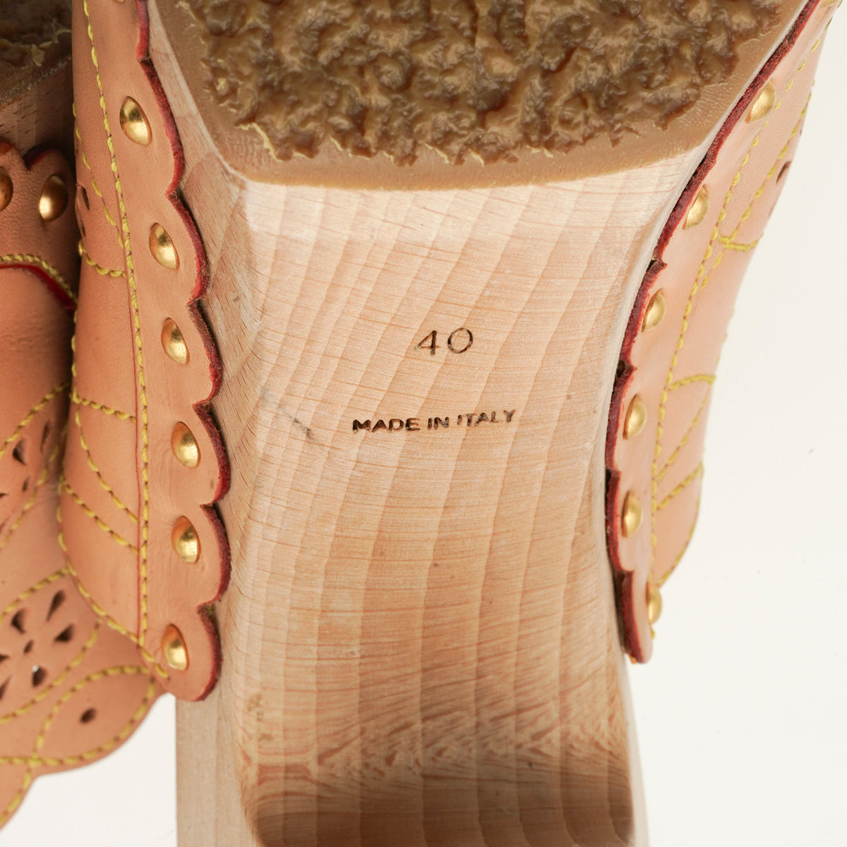 Sabot en cuir 2004 Louis Vuitton par Marc Jacobs
