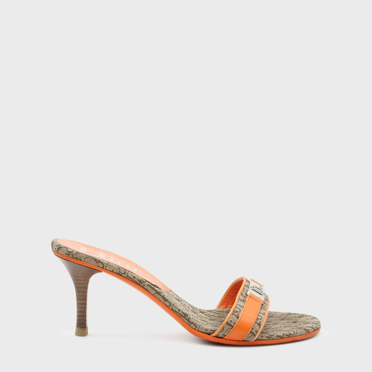 Mules Monogramme Christian Dior 2000 par John Galliano