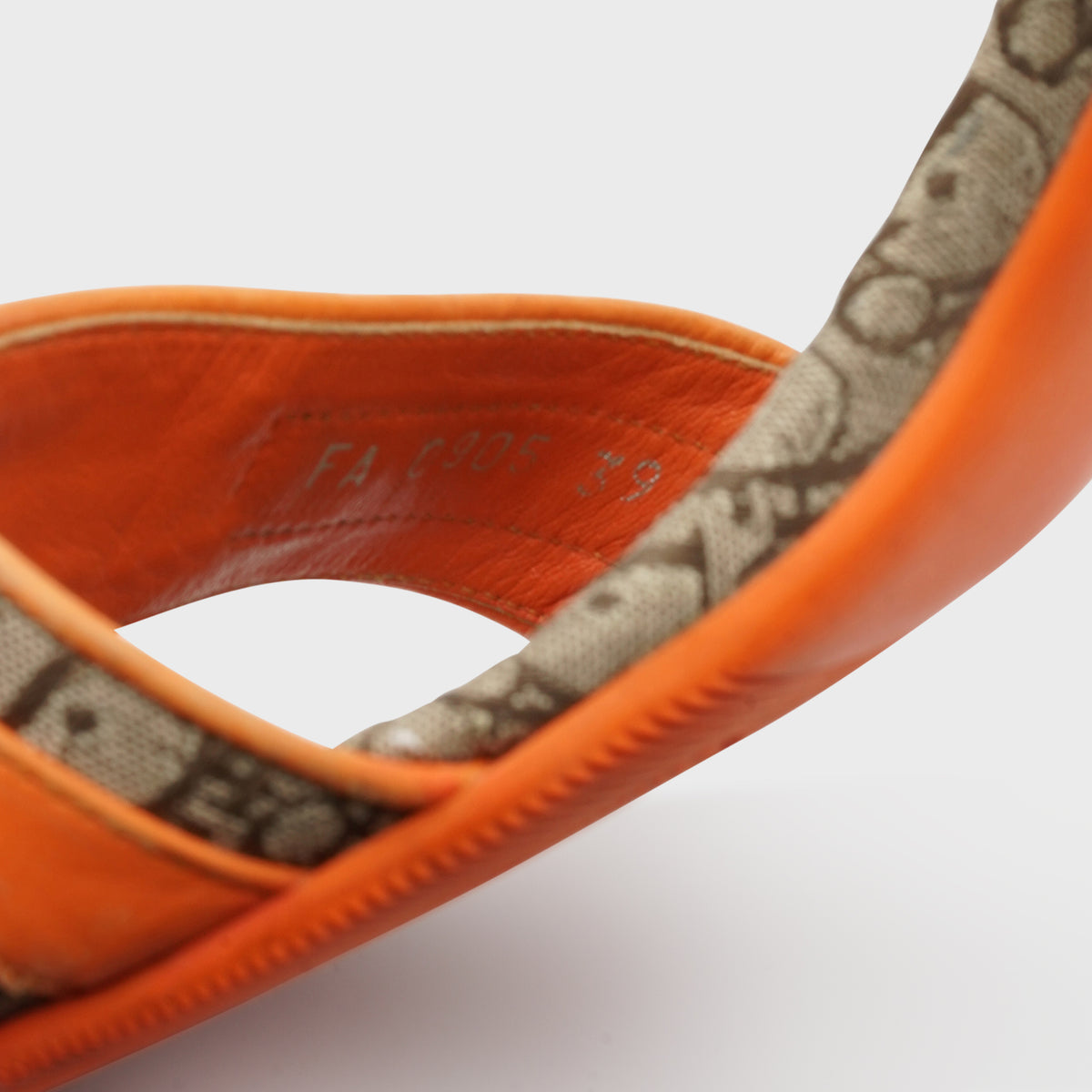 Mules Monogramme Christian Dior 2000 par John Galliano