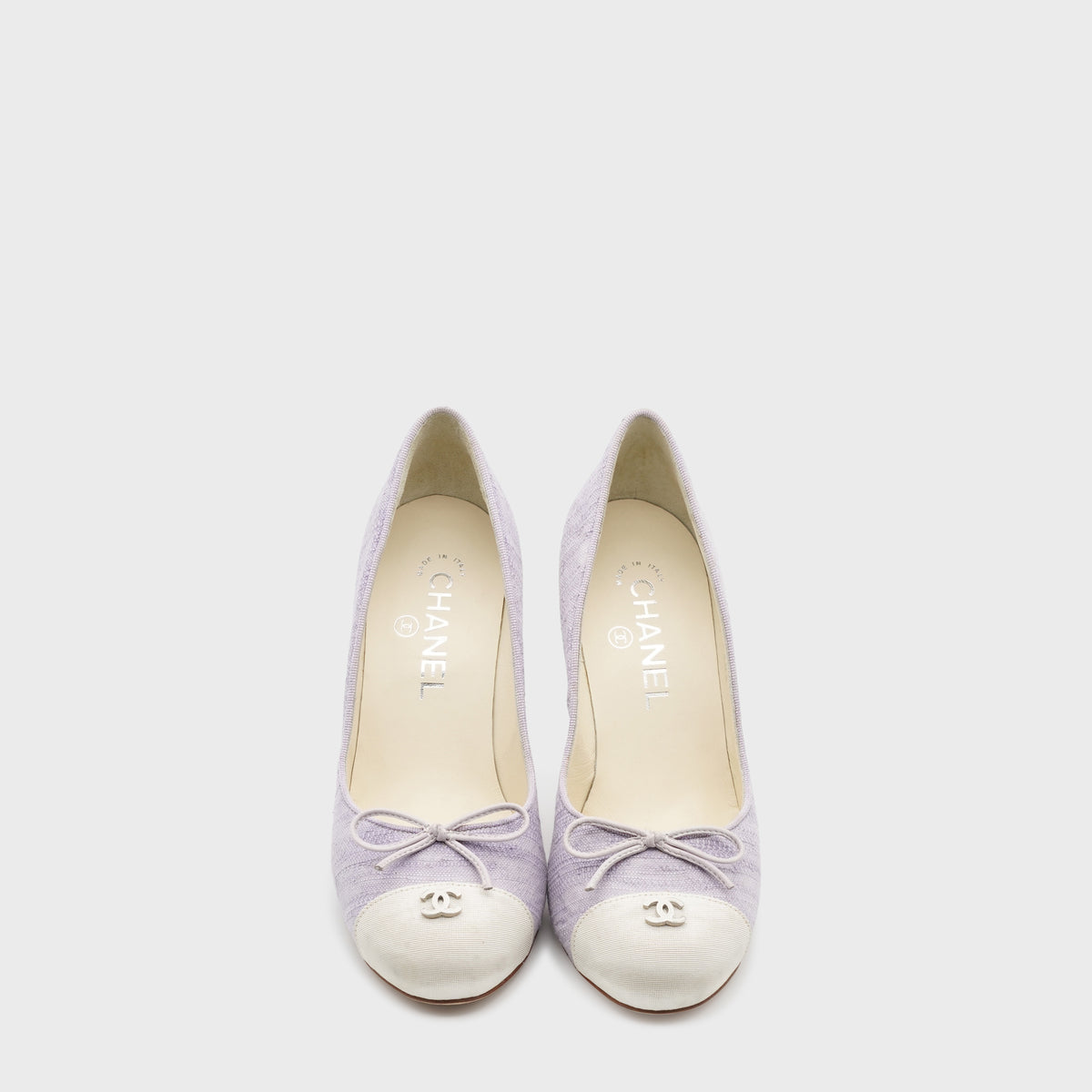 Escarpin tweed Lila Chanel 2000 par Karl Lagerfeld