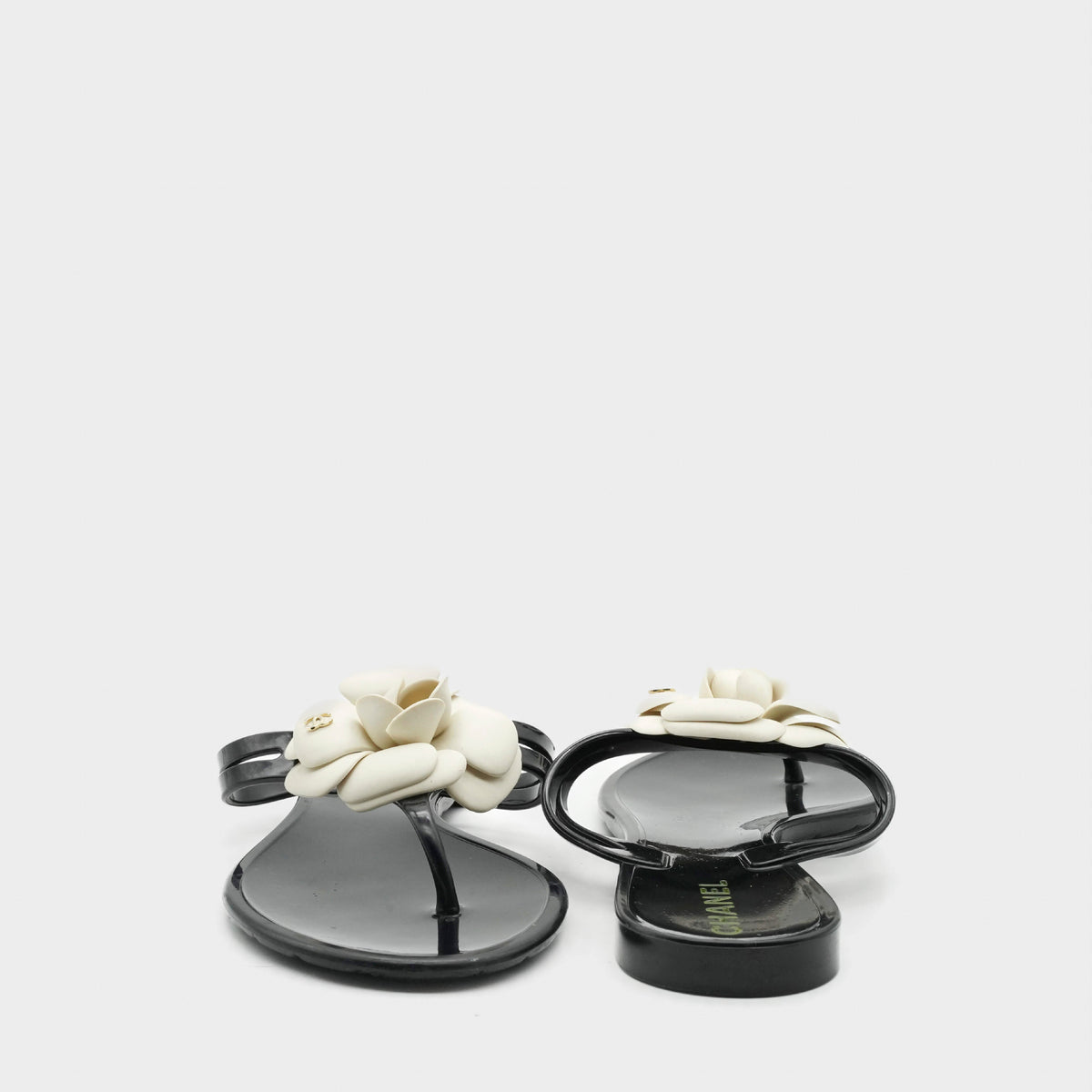 Sandales Noir Chanel 2010 par Karl Lagerfeld