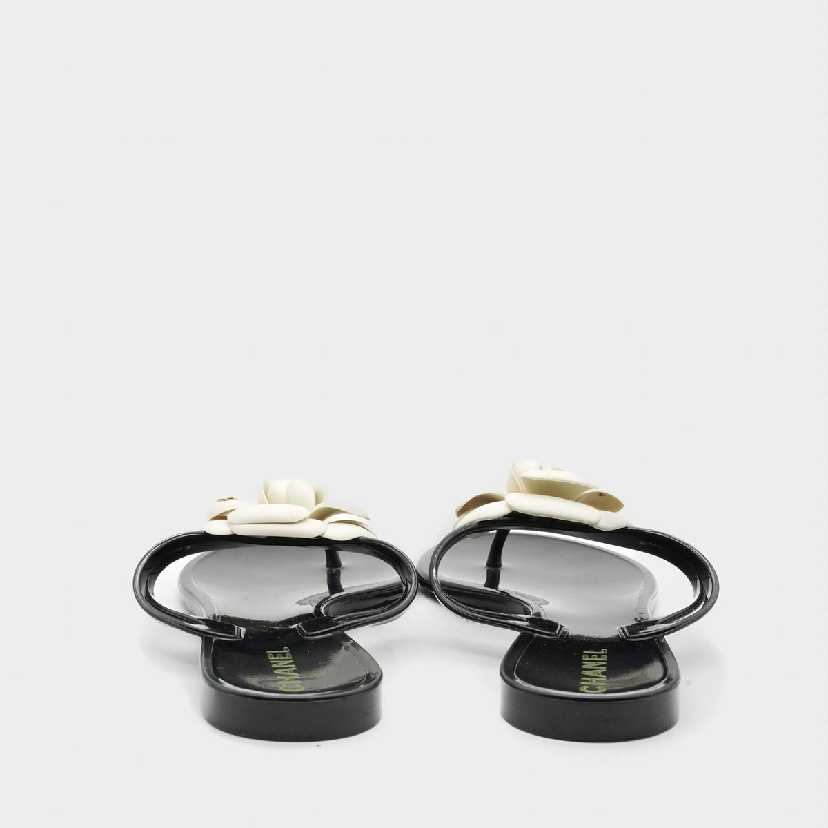 Sandales Noir Chanel 2010 par Karl Lagerfeld