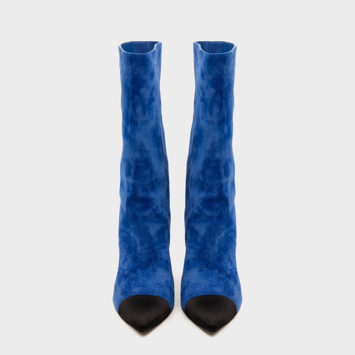 Bottine Daim Bleu Chanel FW 2008 par Karl Lagerfeld
