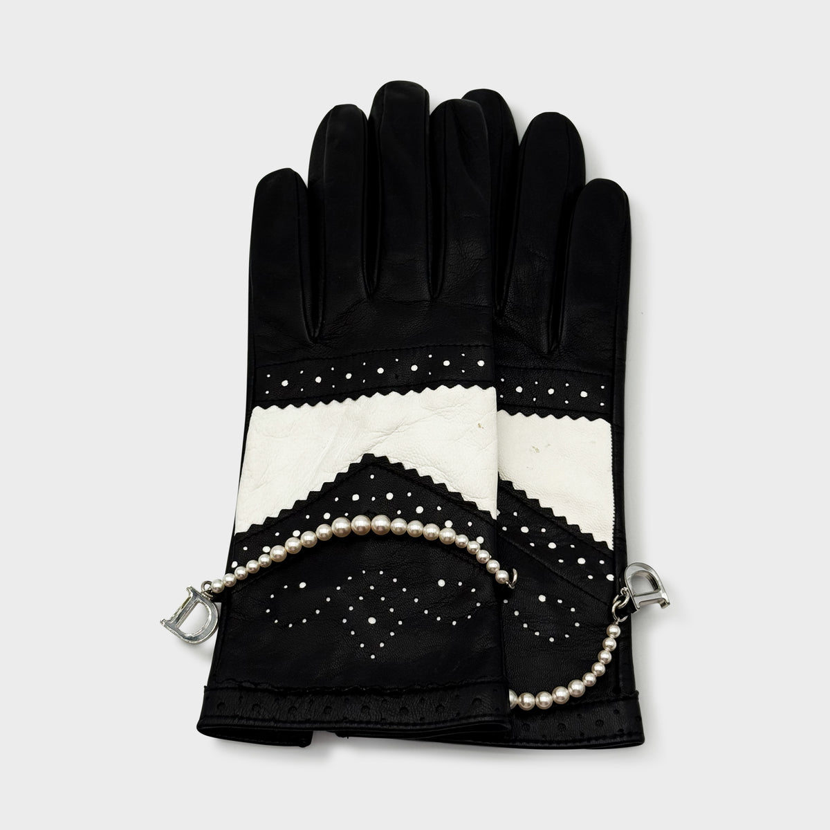 Gants Noir & Blanc Christian Dior SS 2004 par John Galliano