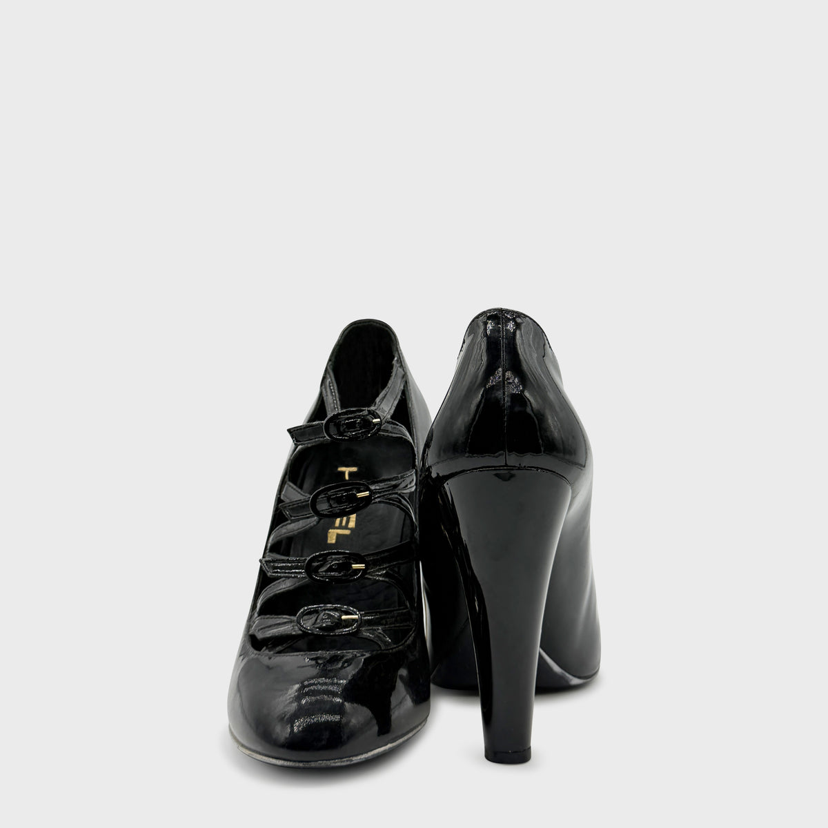 Escarpin Noir Or Chanel FW 2007 par Karl Lagerfeld