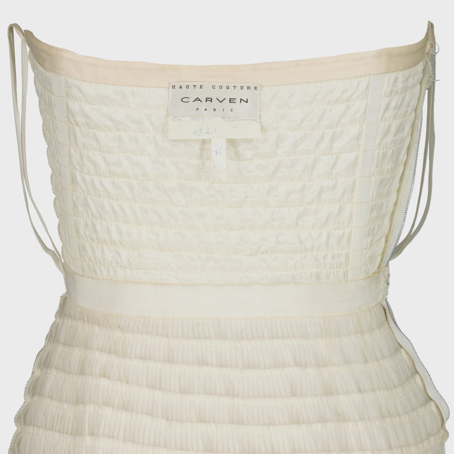 Robe Volant Carven Haute Couture SS 1999 par Edward Achour