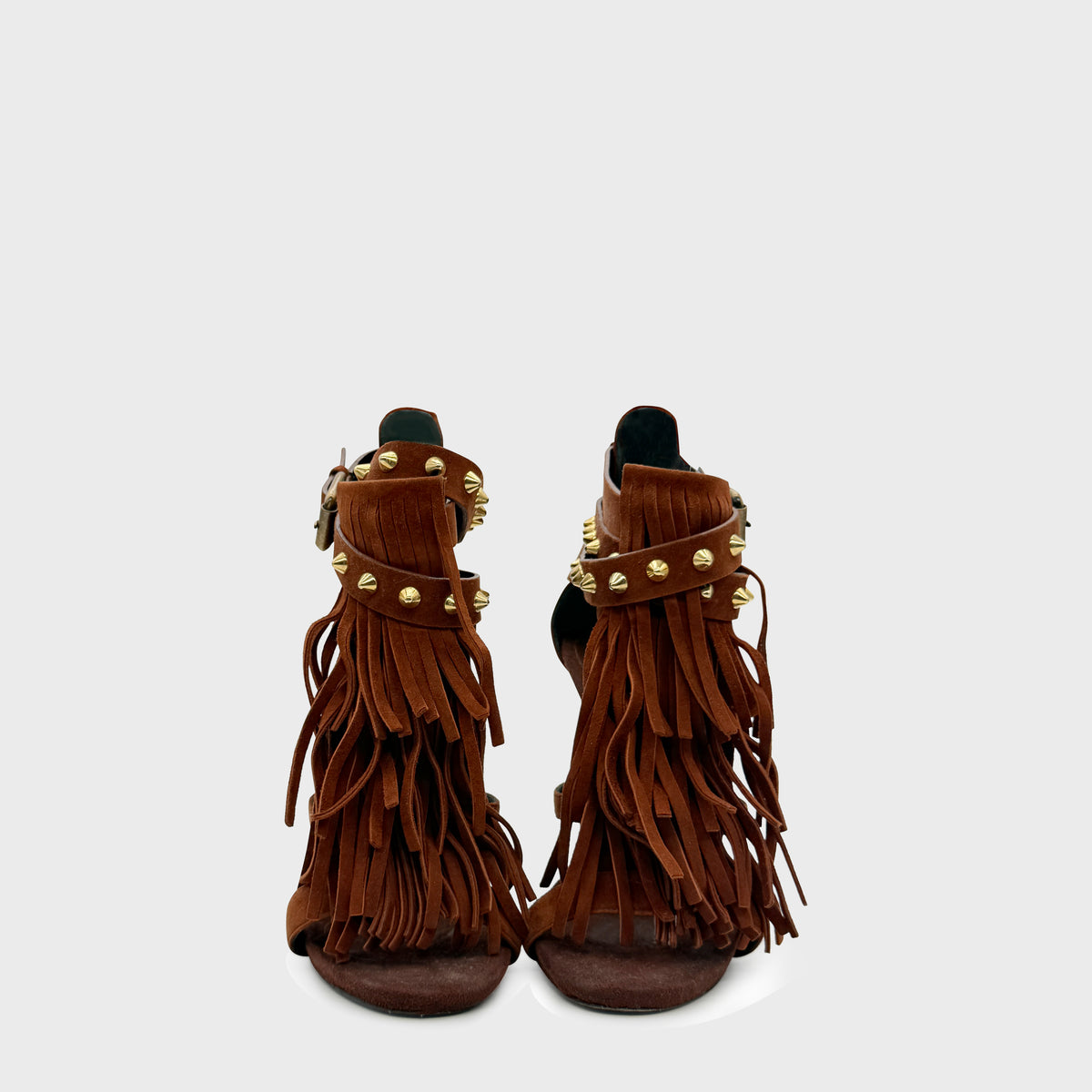 Sandales Daim Marron Giuseppe Zanotti 2000s