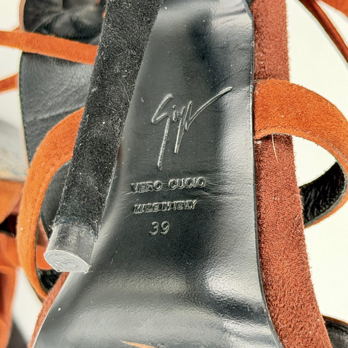 Sandales Daim Marron Giuseppe Zanotti 2000s