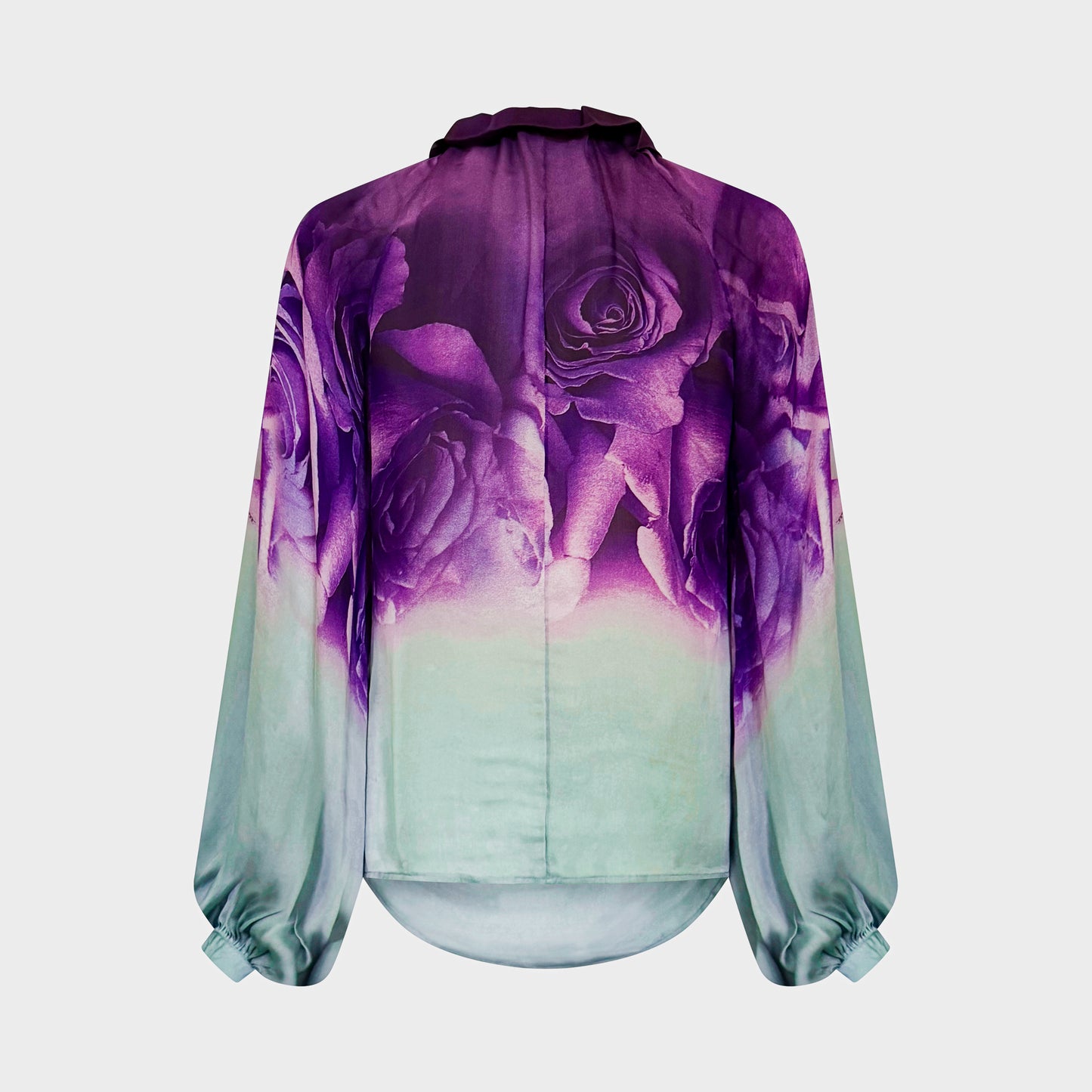 Purple Blue Shirt Roberto Cavalli SS 2008