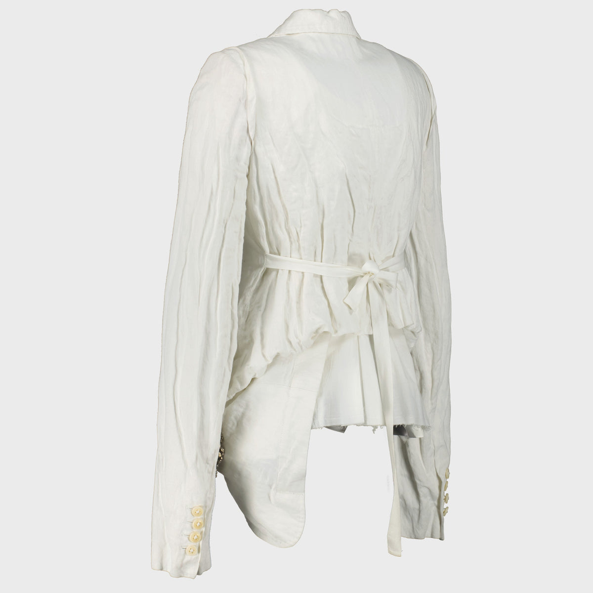 Veste Blanche Destructuré blanche Ann Demeulemeester 1990