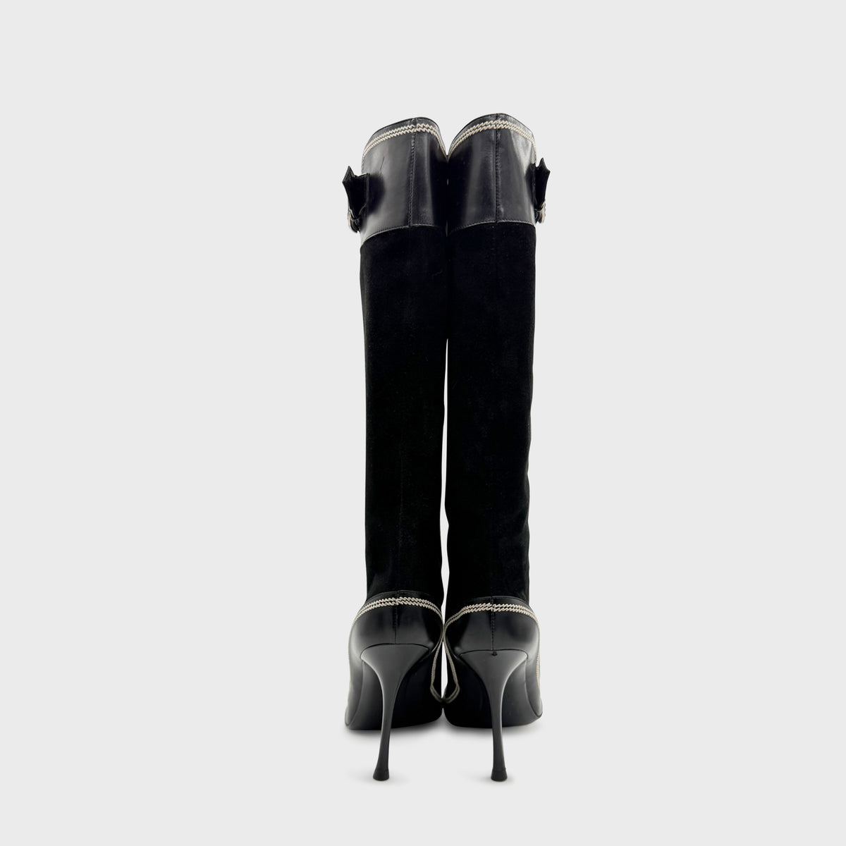 Bottes Daim Noir Christian Dior SS 2005 par John Galliano