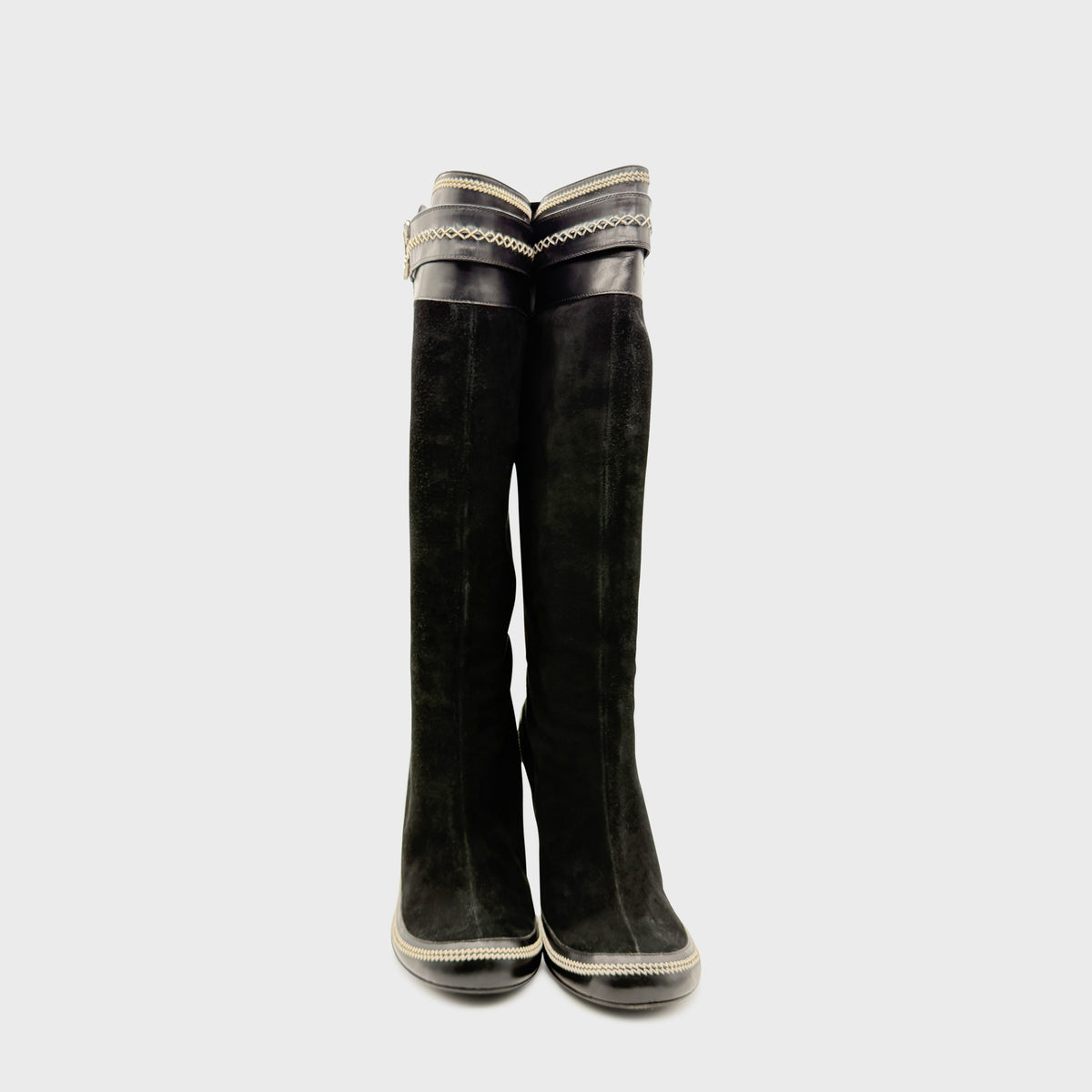 Bottes Daim Noir Christian Dior SS 2005 par John Galliano