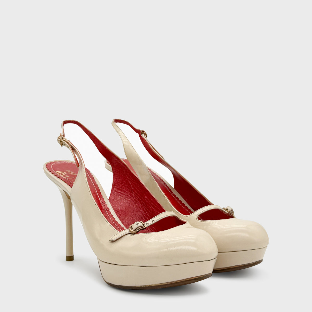 Escarpin Beige John Galliano 2000