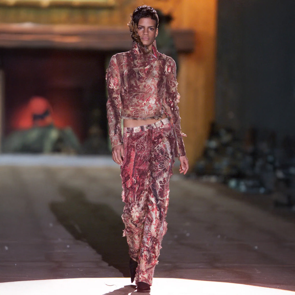 Denim Baroque Rouge Roberto Cavalli FW 2002