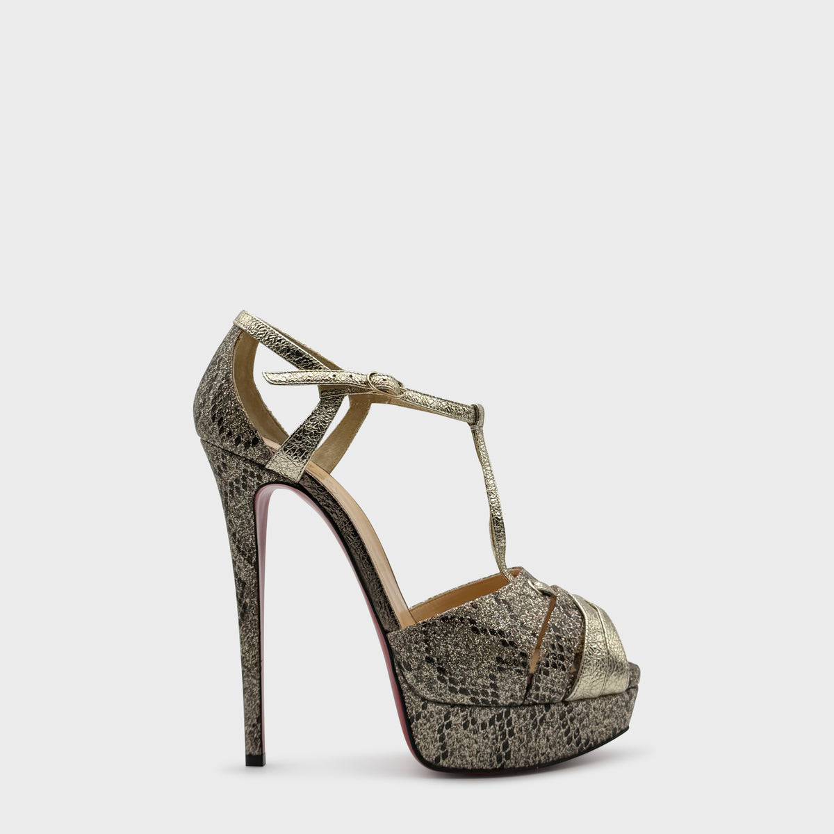 Sandales Python Strass Louboutin 2020
