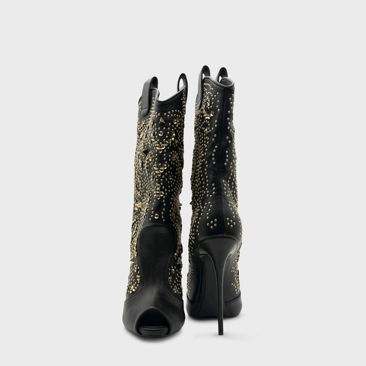Bottes Clouté Noir Giuseppe Zanotti 2020