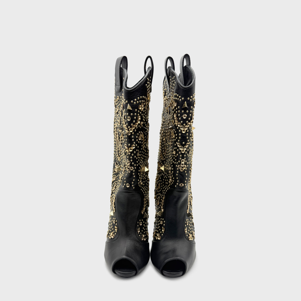 Bottes Clouté Noir Giuseppe Zanotti 2020