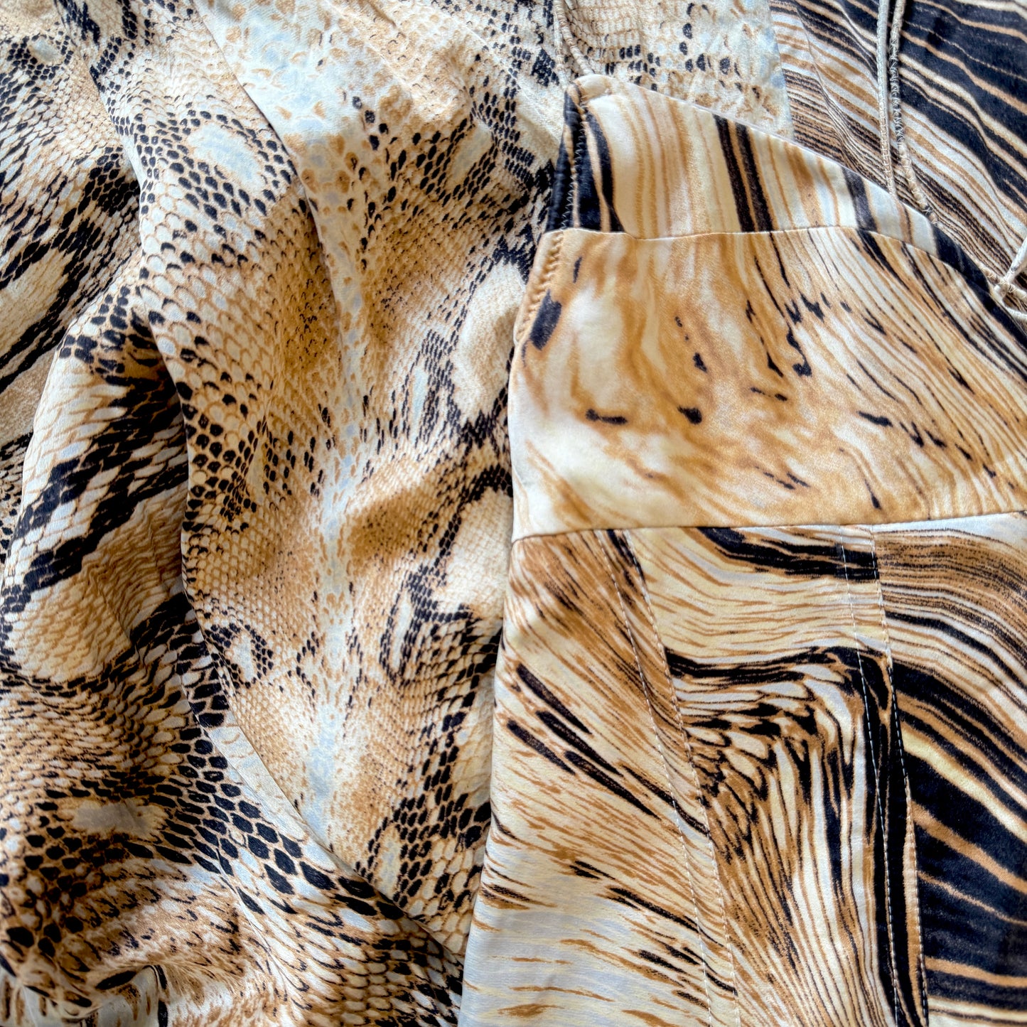 Pythin Print Dress Roberto Cavalli SS 2007