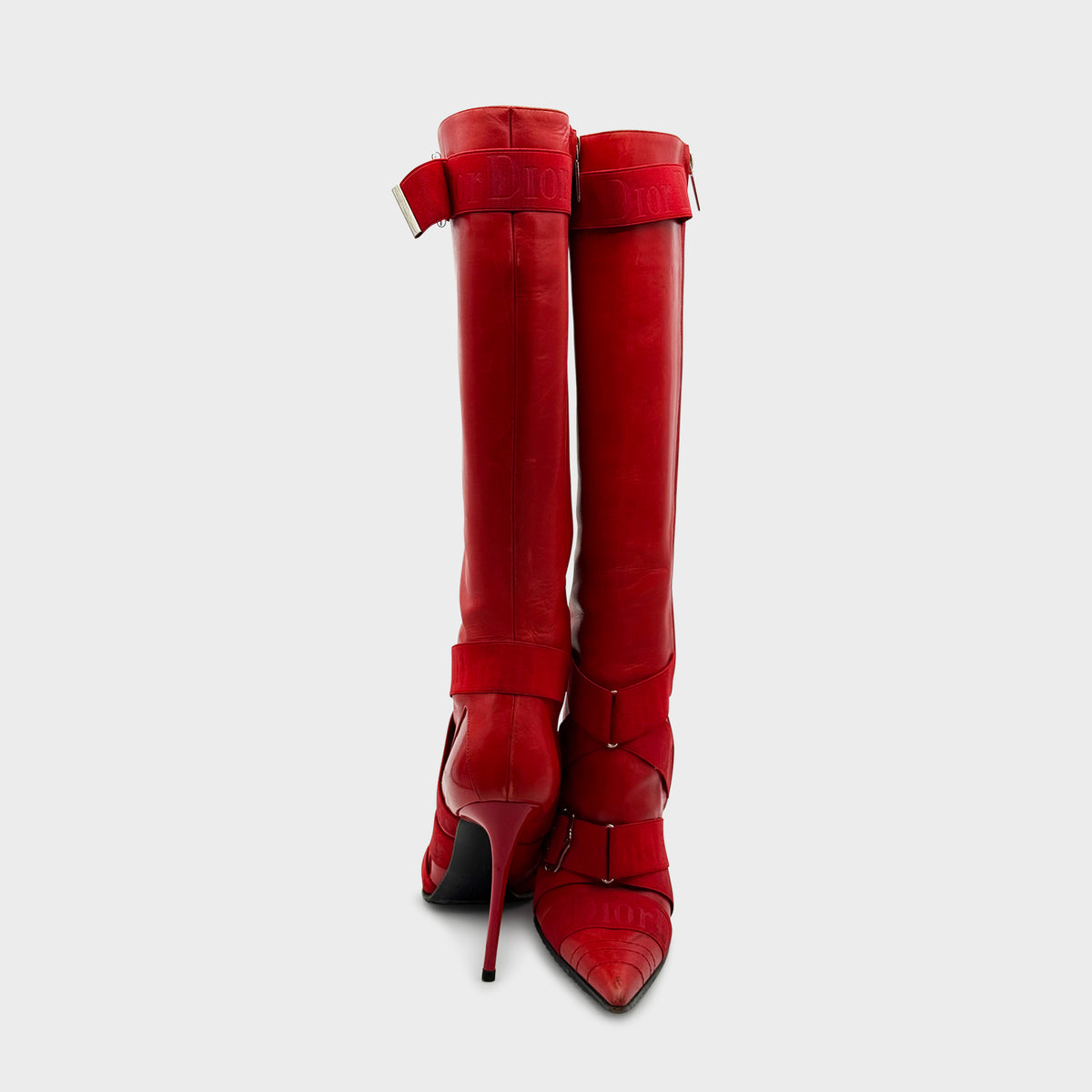 Botte Rouge Strap FW 2004 Christian Dior par John Galliano