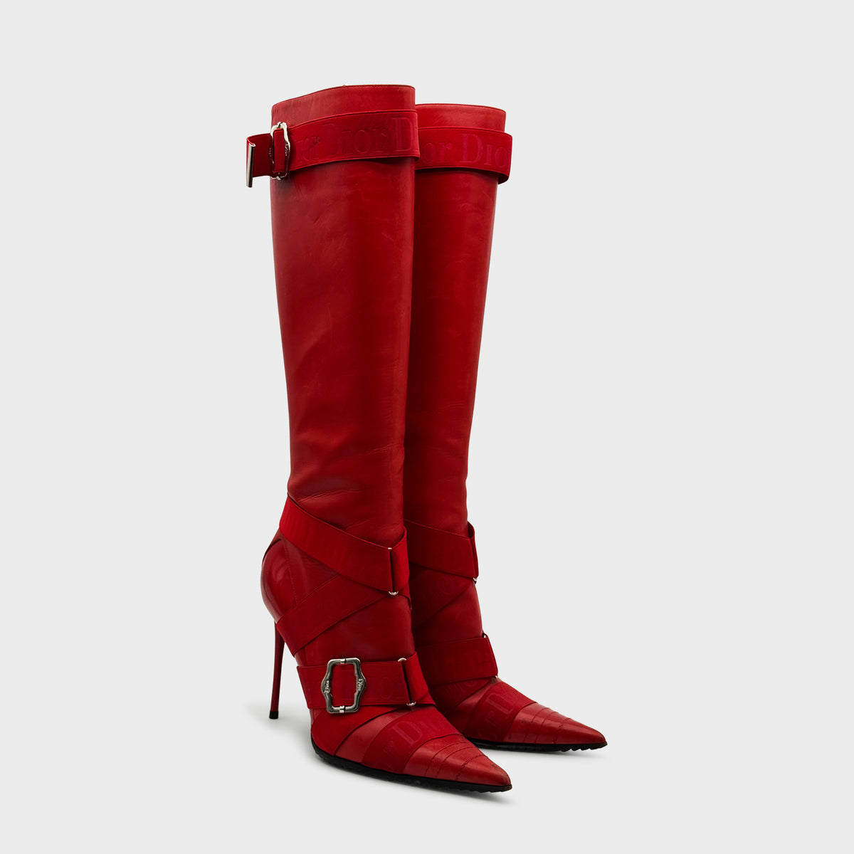 Botte Rouge Strap FW 2004 Christian Dior par John Galliano