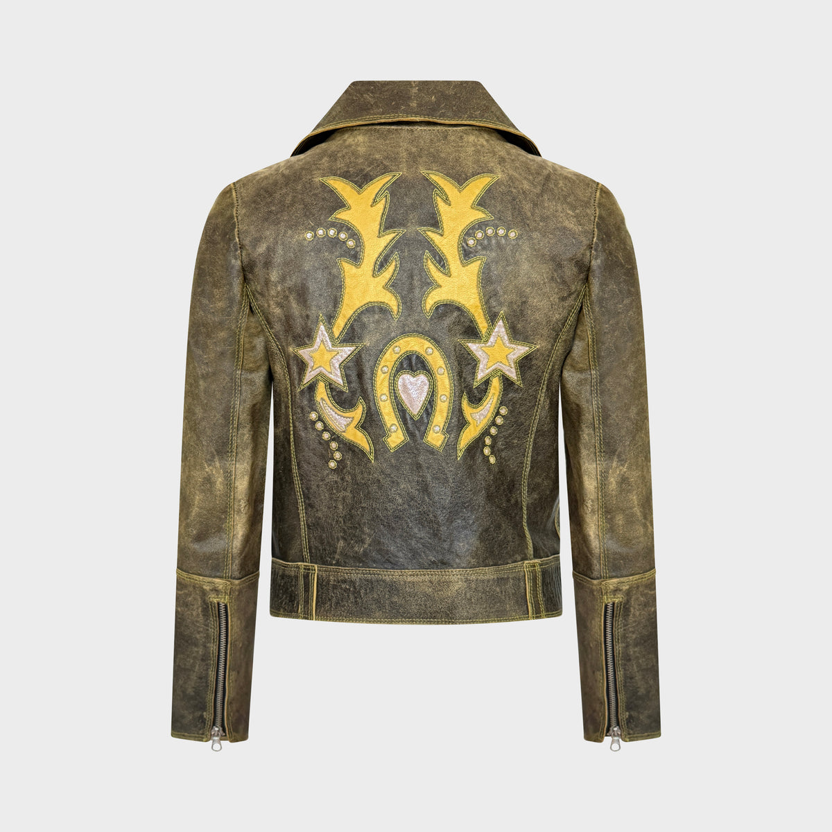 Veste Cuir Vret Roberto Cavalli 2001