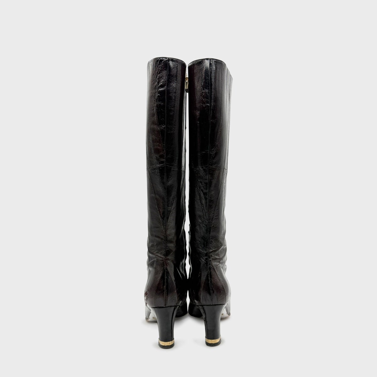 Bottes Marron Anguille Dolce Gabbana 2000