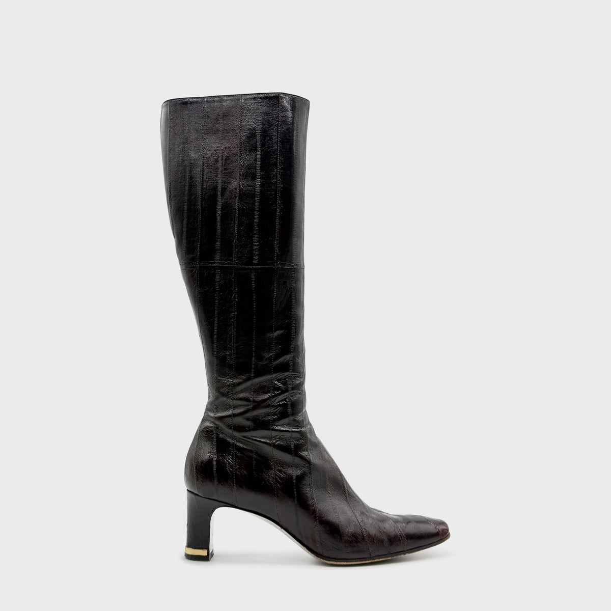 Bottes Marron Anguille Dolce Gabbana 2000