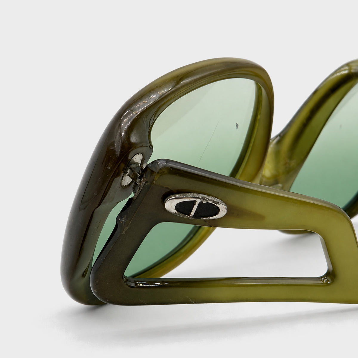 Green Sunglasses Christian Dior 1970s