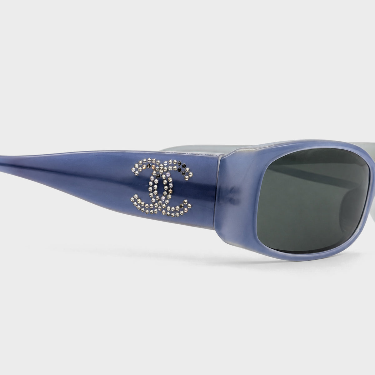 Blue Crystal CC Sunglasses Chanel