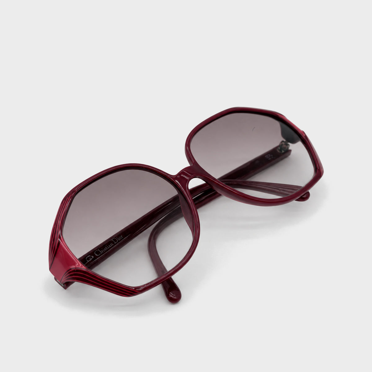 Burgundy Oversized Sunglasses Christian Dior