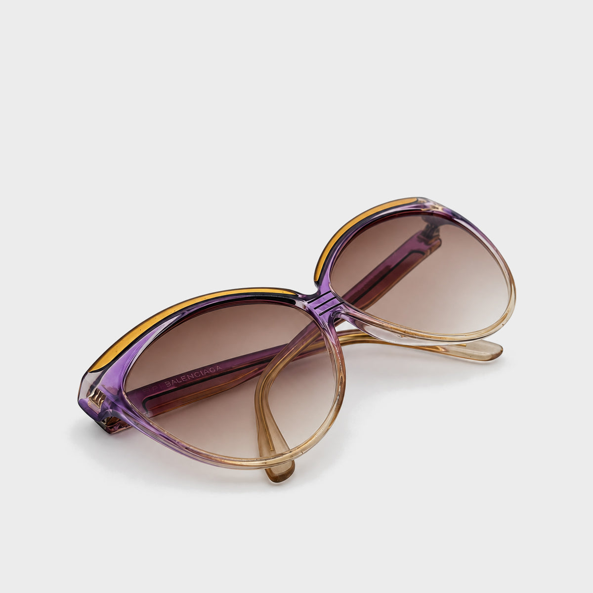 Purple Oversized Sunglasses Balenciaga