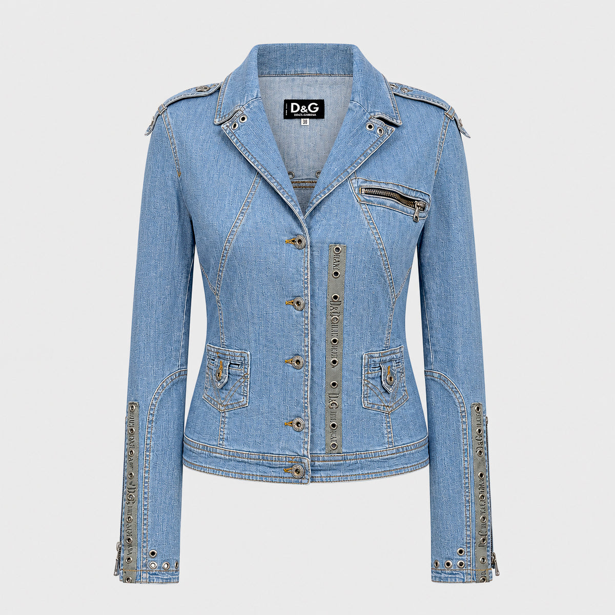 Light Blue Denim Jacket D&G Dolce & Gabbana