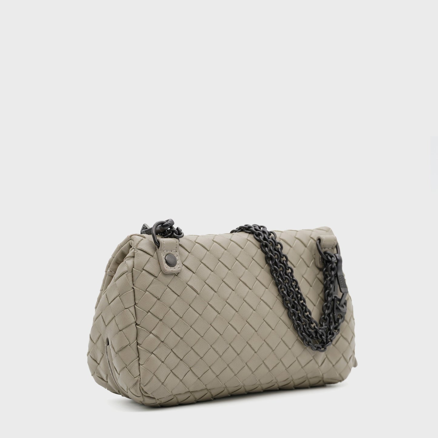 Sac Intersia Crossbody Gris Bottega Veneta