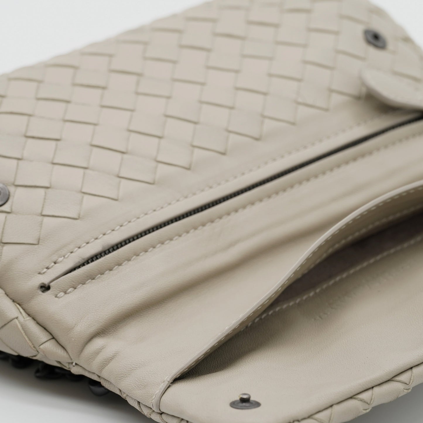 Sac Intersia Crossbody Gris Bottega Veneta