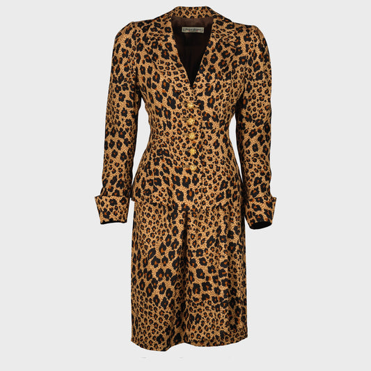 Ensemble Leopard Yves Saint Laurent 1986 par Yves Saint Laurent