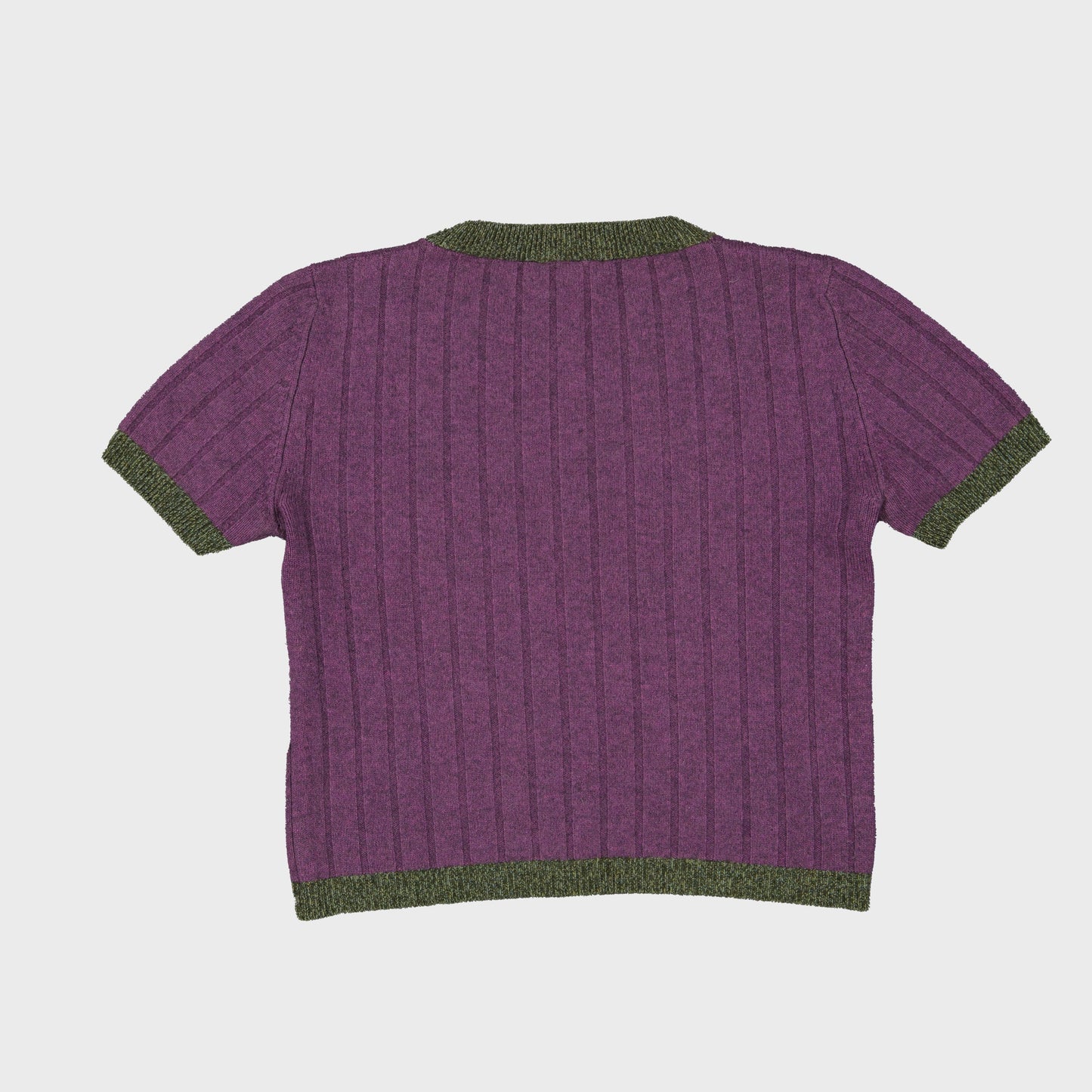 T-Shirt Cashemire Violet Chanel FW 1997 par Karl Lagerfeld