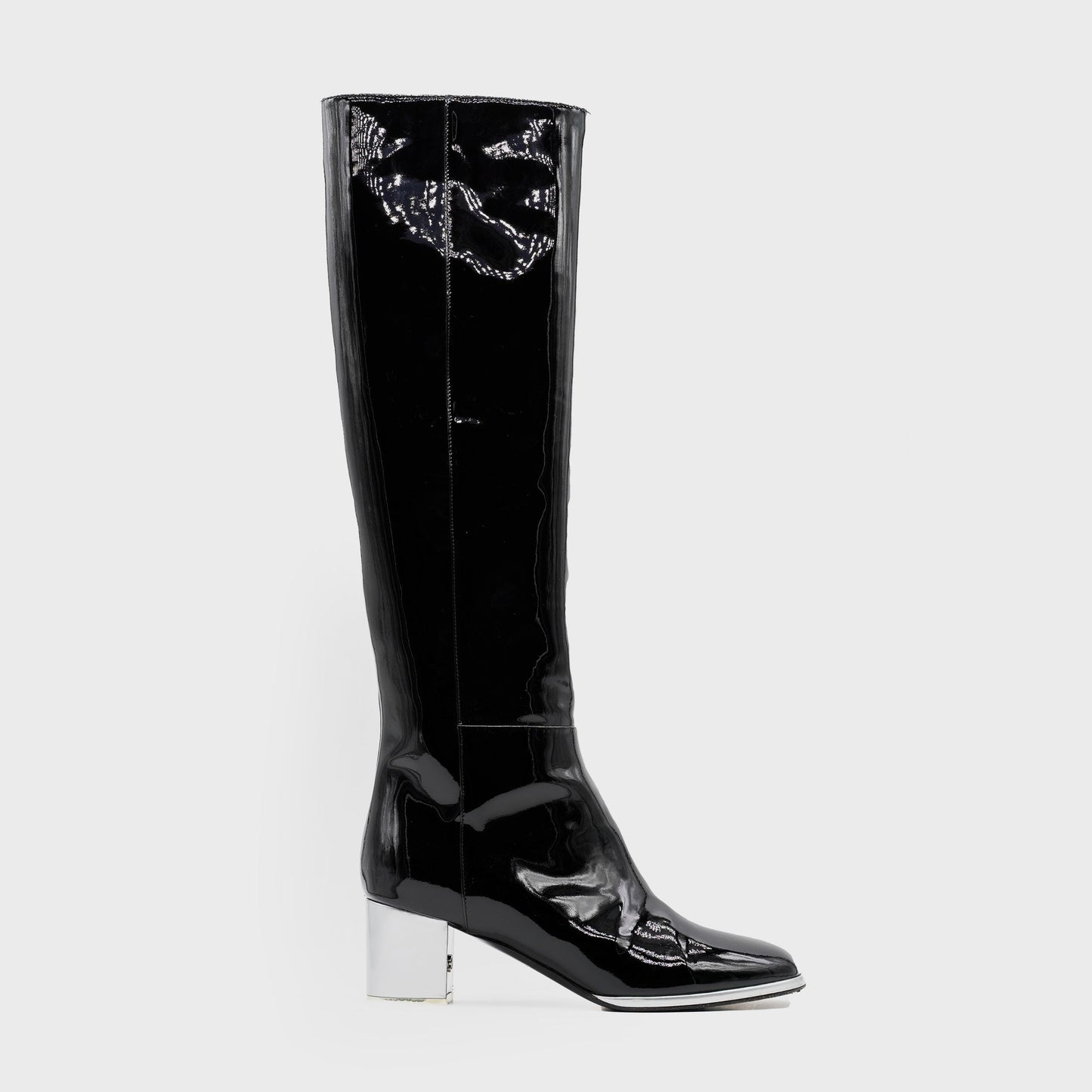 Bottes Cuir Vernis Chanel par Karl Lagerfeld