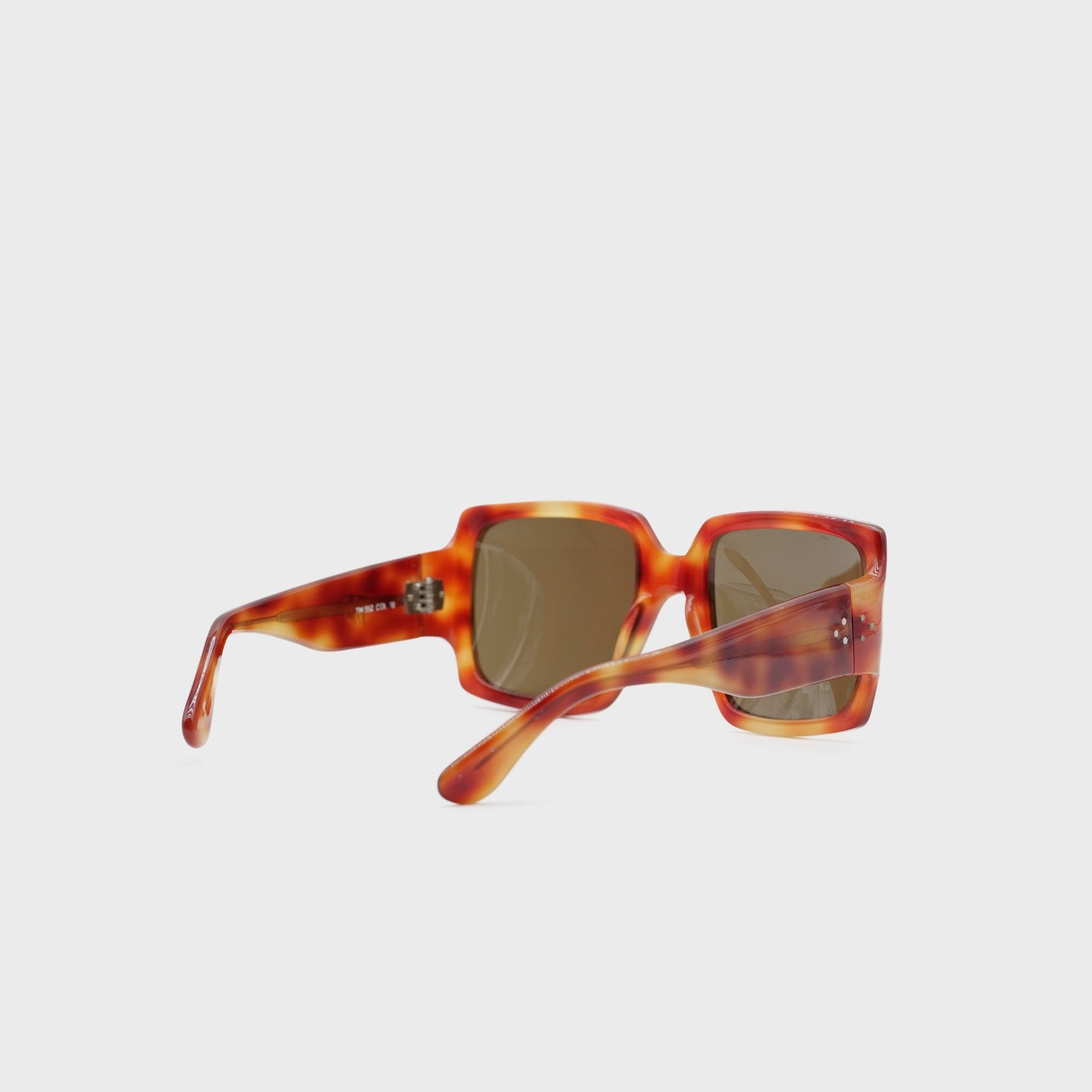 Brown Squared Sunglasses Thierry Mugler 1990s