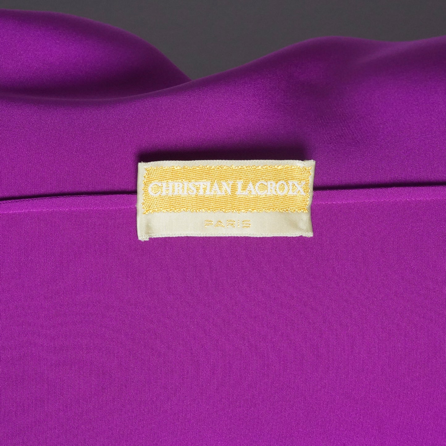 Robe Violette Haute Couture SS 2004 Christian Lacroix