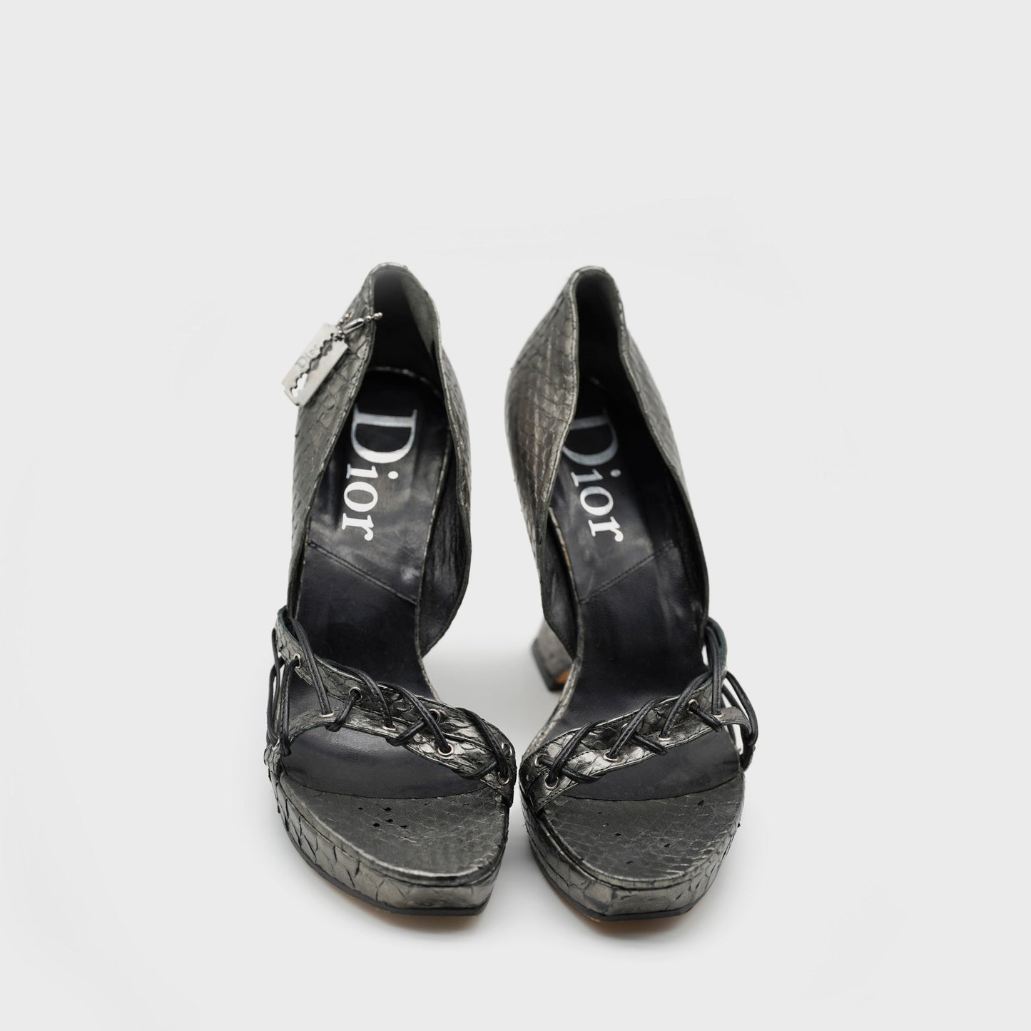 Christian Dior sandales en python 2000 par John Galliano