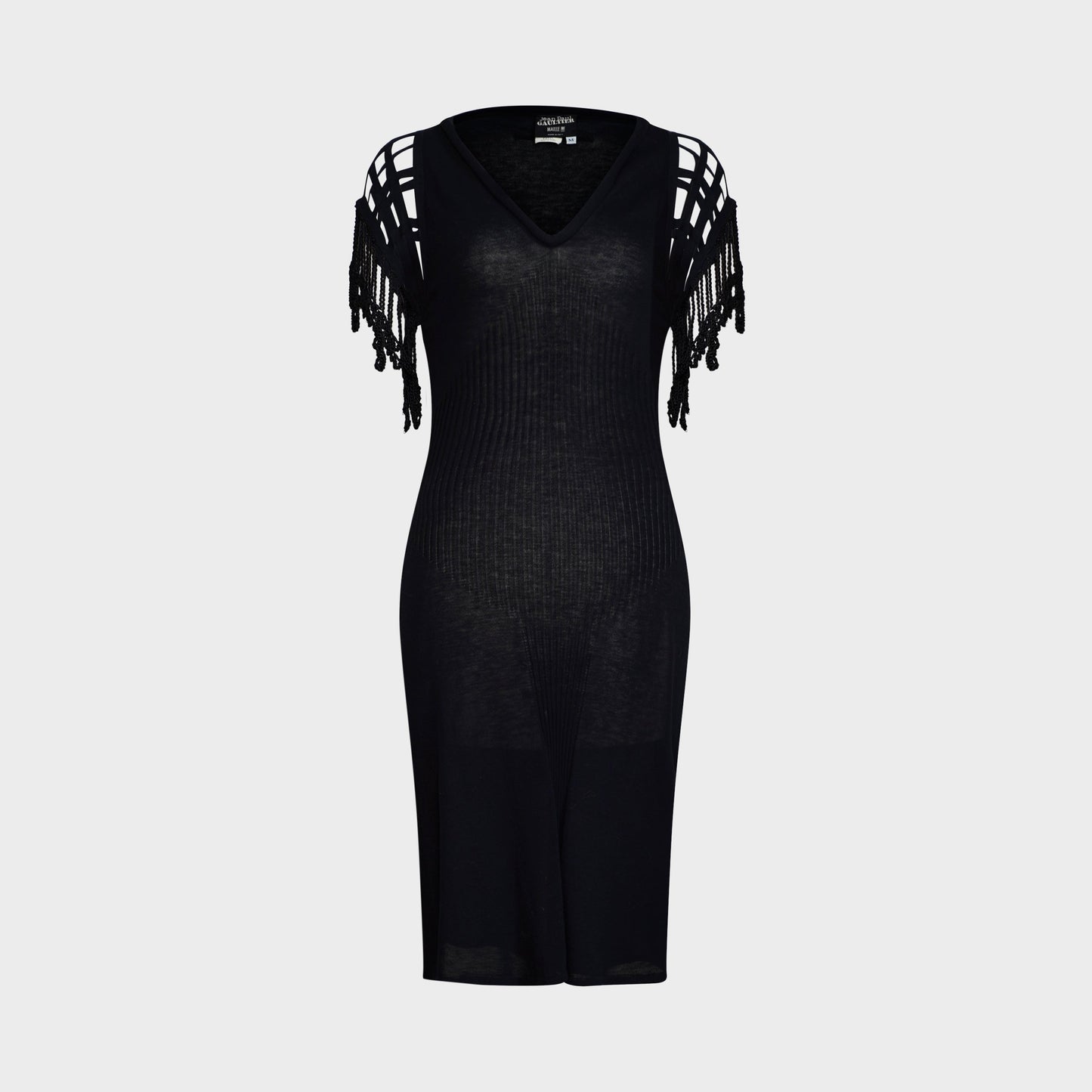 Robe Maille Noir Jean Paul Gaulier SS 2009