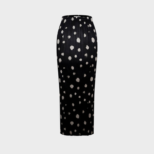 Jupe à pois FW 1999 Pleats Please par Issey Miyake