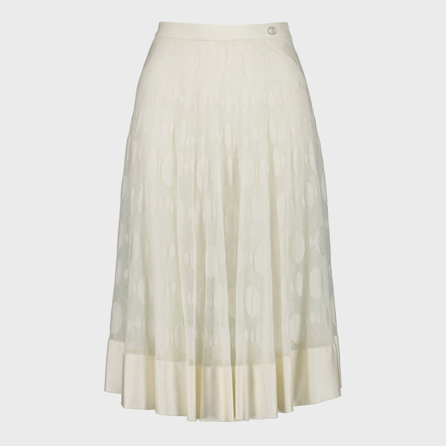 Jupe Blanche Chanel SS 2016 par Karl Lagerfeld